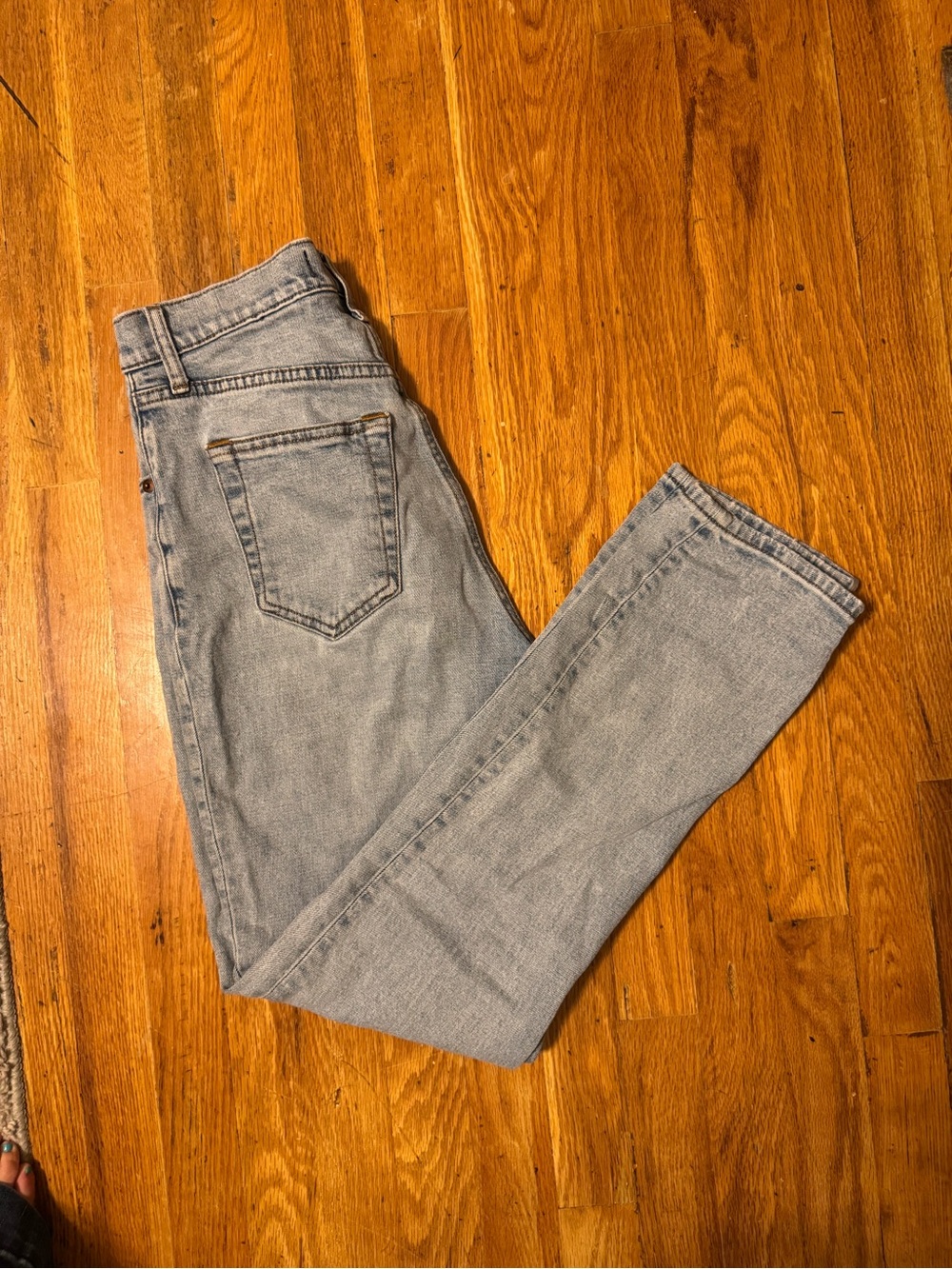 Abercrombie & Fitch Light Blue Boyfriend Jeans